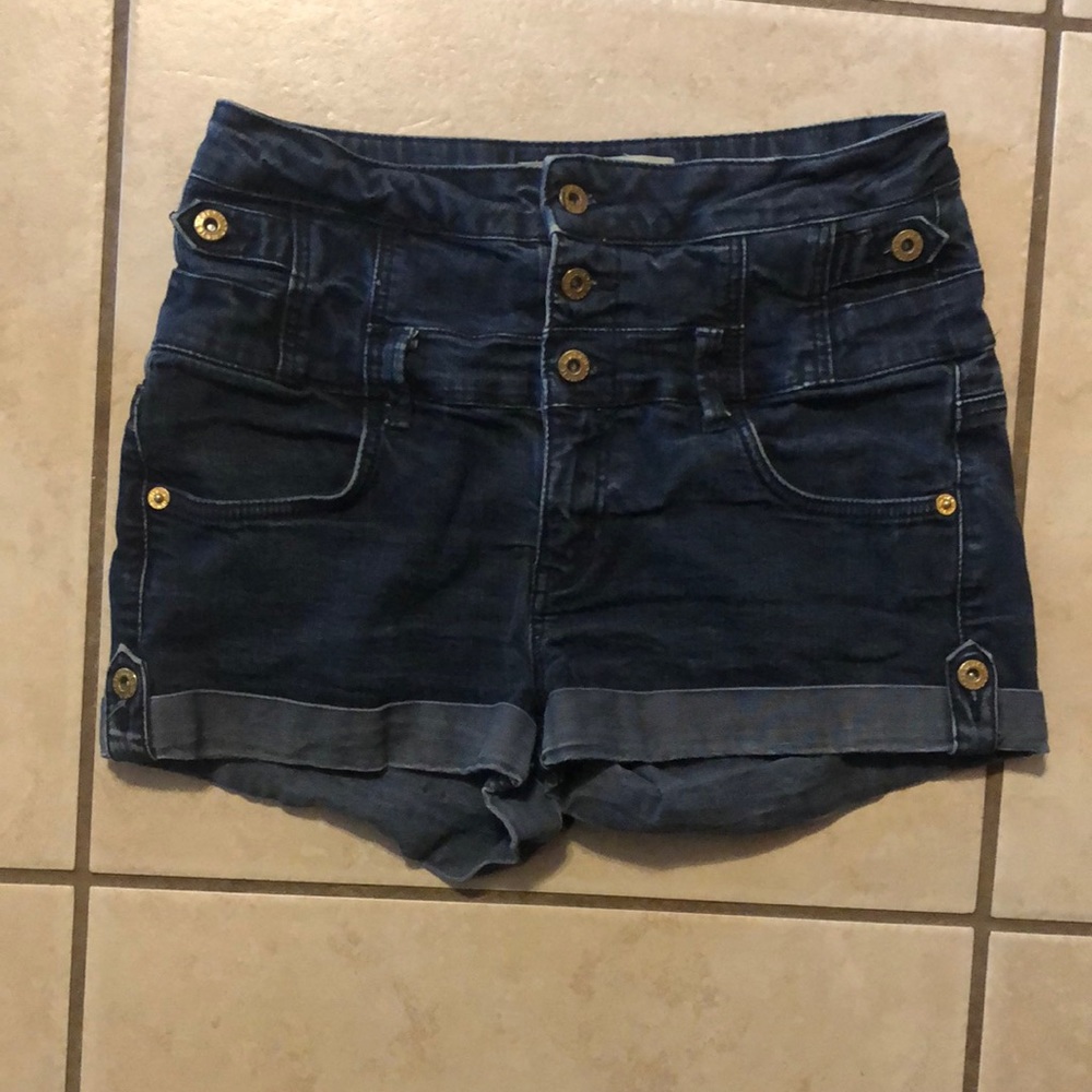 Topshop Moto denim shorts